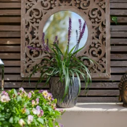 Chiswick Textured Pot Black - 24cm 8 Chiswick Textured Pot Black - 24cm -Flowerpot Specialty Store 13973635 4425011239236868