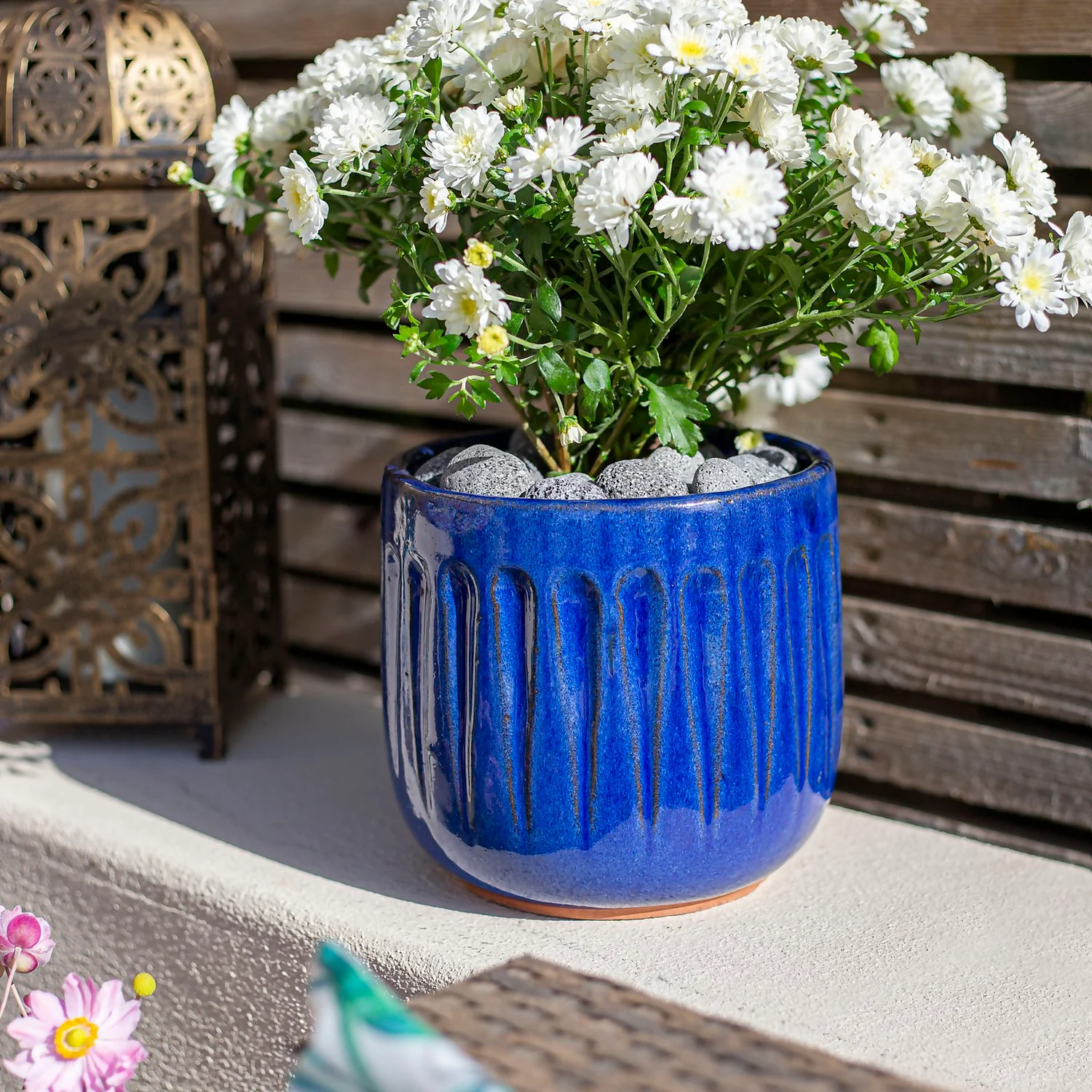 Chiswick Running Pot Blue - 24cm 2 Chiswick Running Pot Blue - 24cm - Image 2