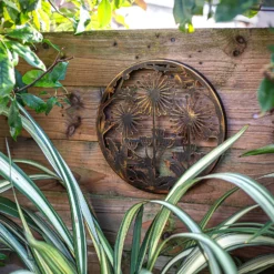 Allium Garden Wall Art 35cm - Antique Bronze -Flowerpot Specialty Store 13981005 1135005835194086