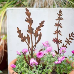 Floral Bronze Ground Stakes - 45cm (Assorted Designs) 17 Floral Bronze Ground Stakes - 45cm (Assorted Designs) -Flowerpot Specialty Store 13981009 1475005324775952