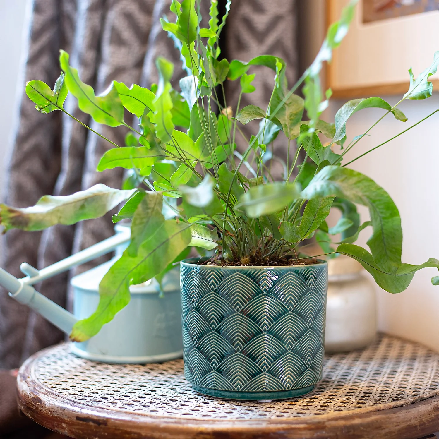 Art Deco Indoor Plant Pot - 12cm 8 Art Deco Indoor Plant Pot - 12cm - Image 8