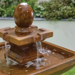 Stylish Fountain Odyssey Water Feature With LEDs -Flowerpot Specialty Store 14519360 1175047822575486