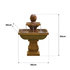 Stylish Fountain Odyssey Water Feature With LEDs -Flowerpot Specialty Store 14519360 1335047822692282