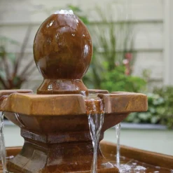 Stylish Fountain Odyssey Water Feature With LEDs -Flowerpot Specialty Store 14519360 1635047822644708